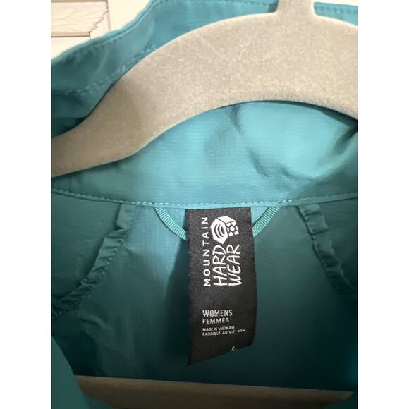 Mountain Hardwear womens size large 1/2 zip pullover nylon jacket - Picture 2 of 5